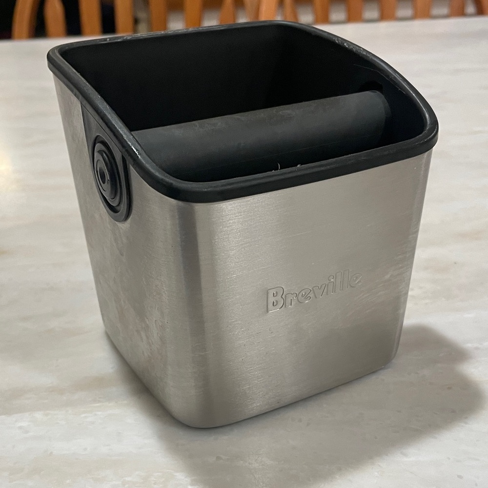 Breville Brushed Metal Coffee Knock Box